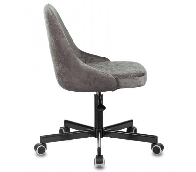 Кресло Бюрократ CH-340M серый Velvet 17 крестовина металл