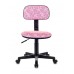 Кресло детское Бюрократ CH-201NX розовый сердца Hearts-Pk крестовина пластик