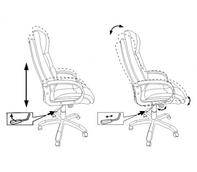 Кресло руководителя Бюрократ CH-824 песочный Light-21 крестовина пластик