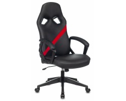 Кресло игровое Zombie DRIVER черный/красный эко.кожа с подголов. крестовина пластик-foto10
