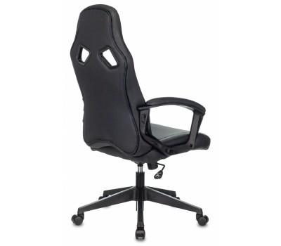 Кресло игровое Zombie DRIVER черный/красный эко.кожа с подголов. крестовина пластик