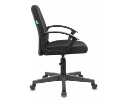 Кресло Бюрократ CH-808-LOW черный 3С11 низк.спин. крестовина пластик-foto3