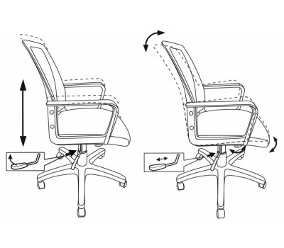 Кресло Бюрократ CH-498 черный сиденье черный TW-11 сетка/ткань крестовина пластик