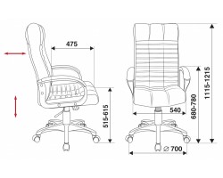 Кресло руководителя Бюрократ KB-10 черный эко.кожа крестовина пластик-foto6