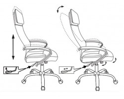 Кресло руководителя Бюрократ CH-608SL черный TW-01 TW-11 эко.кожа/сетка с подголов. крестовина металл хром-foto7