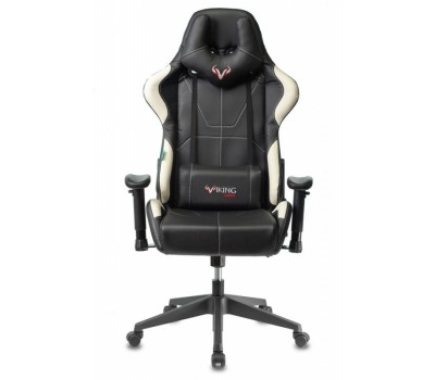 Кресло игровое Zombie VIKING 5 AERO черный/белый эко.кожа с подголов. крестовина пластик