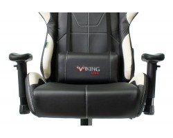 Кресло игровое Zombie VIKING 5 AERO черный/белый эко.кожа с подголов. крестовина пластик-foto6