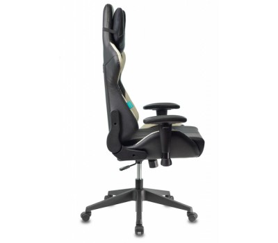 Кресло игровое Zombie VIKING 5 AERO черный/белый эко.кожа с подголов. крестовина пластик