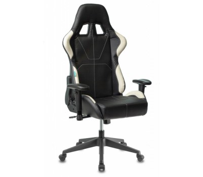Кресло игровое Zombie VIKING 5 AERO черный/белый эко.кожа с подголов. крестовина пластик