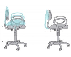 Кресло Бюрократ CH-213AXN серый 3C1 крестовина пластик-foto6