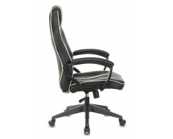 Кресло игровое Zombie A3 черный/белый эко.кожа крестовина пластик-foto3