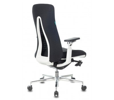 Кресло руководителя Бюрократ _MONE черный сетка/ткань крестовина алюминий