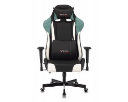 Кресло игровое Zombie VIKING TANK черный/серый/белый эко.кожа с подголов. крестовина металл-foto2