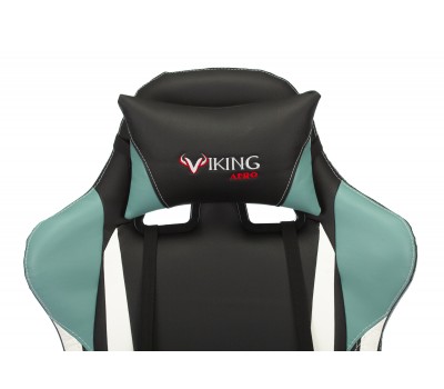 Кресло игровое Zombie VIKING TANK черный/серый/белый эко.кожа с подголов. крестовина металл