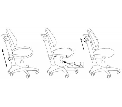 Кресло детское Бюрократ KD-2 салатовый TW-18 крестовина пластик