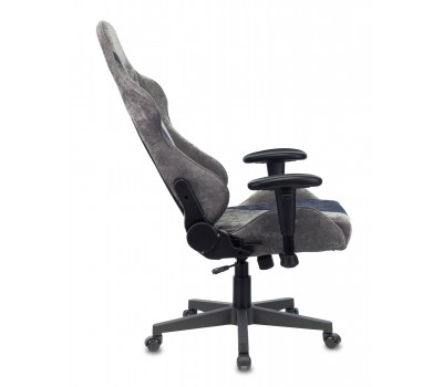 Кресло игровое Zombie VIKING X Fabric серый/темно-синий с подголов. крестовина пластик Кресло игровое Zombie VIKING X Fabric серый/темно-синий с подголов. крестовина пластик