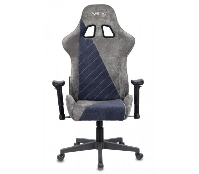 Кресло игровое Zombie VIKING X Fabric серый/темно-синий с подголов. крестовина пластик Кресло игровое Zombie VIKING X Fabric серый/темно-синий с подголов. крестовина пластик