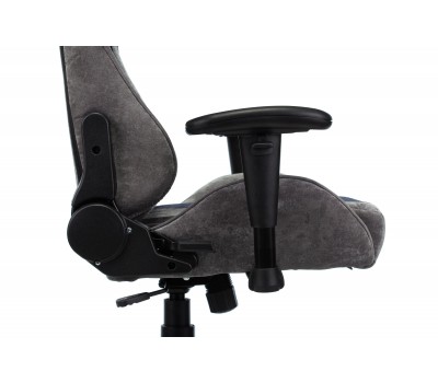 Кресло игровое Zombie VIKING X Fabric серый/темно-синий с подголов. крестовина пластик Кресло игровое Zombie VIKING X Fabric серый/темно-синий с подголов. крестовина пластик