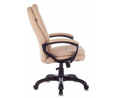 Кресло руководителя Бюрократ CH-868N бежевый Or-14 эко.кожа крестовина пластик-foto3