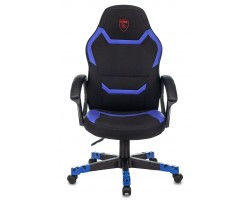 Кресло игровое Zombie 10 черный/синий текстиль/эко.кожа крестовина пластик-foto2
