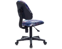 Кресло детское Бюрократ KD-4 синий космопузики крестовина пластик-foto4