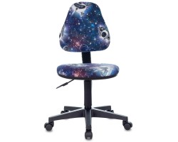 Кресло детское Бюрократ KD-4 синий космопузики крестовина пластик-foto2