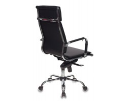 Кресло руководителя Бюрократ CH-993MB черный эко.кожа крестовина металл хром-foto4