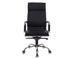 Кресло руководителя Бюрократ CH-993MB черный эко.кожа крестовина металл хром-foto2