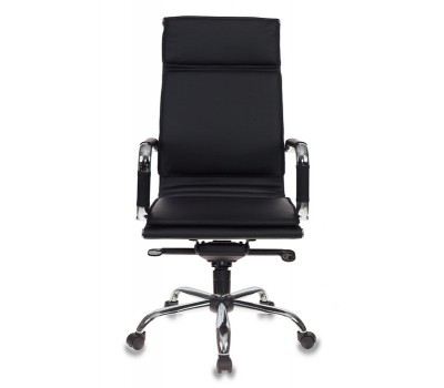Кресло руководителя Бюрократ CH-993MB черный эко.кожа крестовина металл хром
