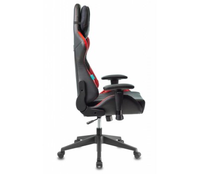 Кресло игровое Zombie VIKING 5 AERO черный/красный эко.кожа с подголов. крестовина пластик