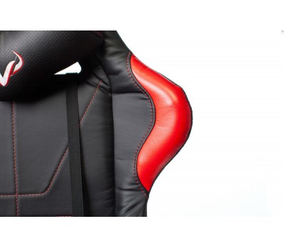 Кресло игровое Zombie VIKING 5 AERO черный/красный эко.кожа с подголов. крестовина пластик