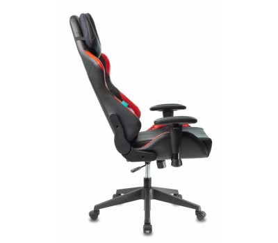 Кресло игровое Zombie VIKING 5 AERO черный/красный эко.кожа с подголов. крестовина пластик