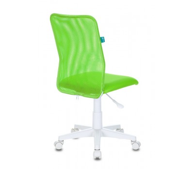 Кресло детское Бюрократ KD-9 салатовый TW-03А TW-18 сетка/ткань крестовина пластик пластик белый