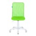 Кресло детское Бюрократ KD-9 салатовый TW-03А TW-18 сетка/ткань крестовина пластик пластик белый