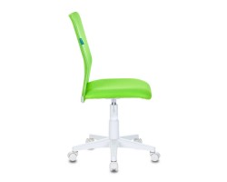 Кресло детское Бюрократ KD-9 салатовый TW-03А TW-18 сетка/ткань крестовина пластик пластик белый-foto3
