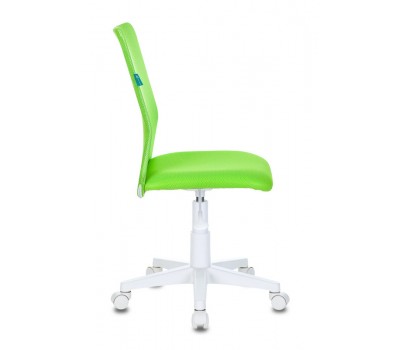 Кресло детское Бюрократ KD-9 салатовый TW-03А TW-18 сетка/ткань крестовина пластик пластик белый