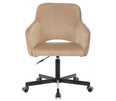 Кресло Бюрократ CH-380M латте Italia 5 крестовина металл черный