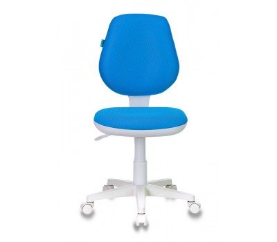 Кресло детское Бюрократ CH-W213 голубой TW-55 крестовина пластик пластик белый