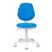 Кресло детское Бюрократ CH-W213 голубой TW-55 крестовина пластик пластик белый