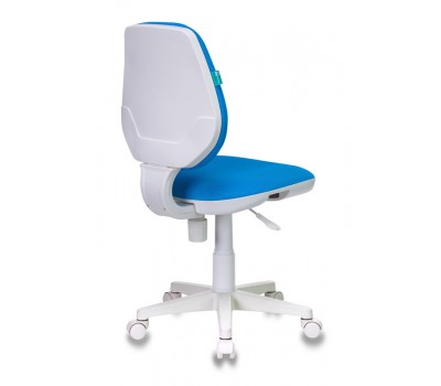 Кресло детское Бюрократ CH-W213 голубой TW-55 крестовина пластик пластик белый