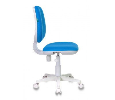 Кресло детское Бюрократ CH-W213 голубой TW-55 крестовина пластик пластик белый
