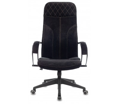 Кресло руководителя Бюрократ CH-608Fabric черный Light-20 крестовина пластик