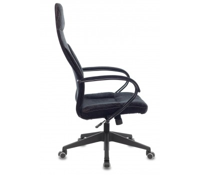 Кресло руководителя Бюрократ CH-608Fabric черный Light-20 крестовина пластик