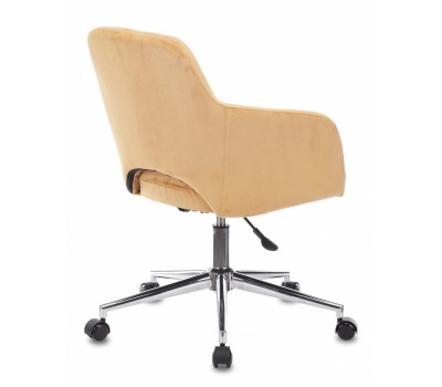 Кресло Бюрократ CH-380SL янтарный Italia 9 крестовина металл хром