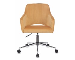 Кресло Бюрократ CH-380SL янтарный Italia 9 крестовина металл хром-foto2