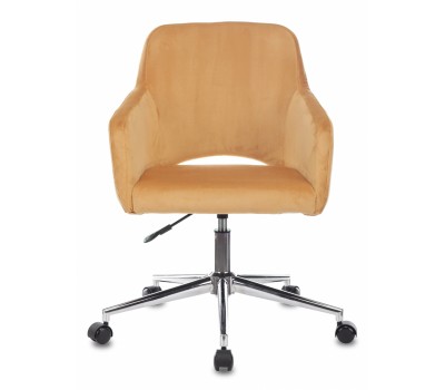 Кресло Бюрократ CH-380SL янтарный Italia 9 крестовина металл хром