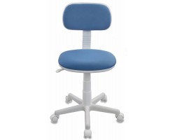 Кресло детское Бюрократ CH-W201NX голубой 26-24 крестовина пластик пластик белый-foto2