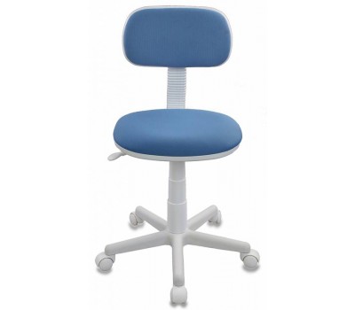 Кресло детское Бюрократ CH-W201NX голубой 26-24 крестовина пластик пластик белый