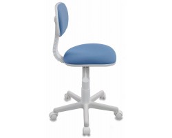 Кресло детское Бюрократ CH-W201NX голубой 26-24 крестовина пластик пластик белый-foto3