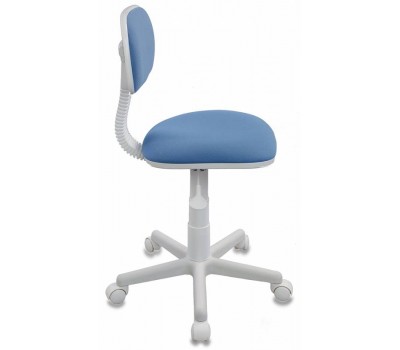 Кресло детское Бюрократ CH-W201NX голубой 26-24 крестовина пластик пластик белый